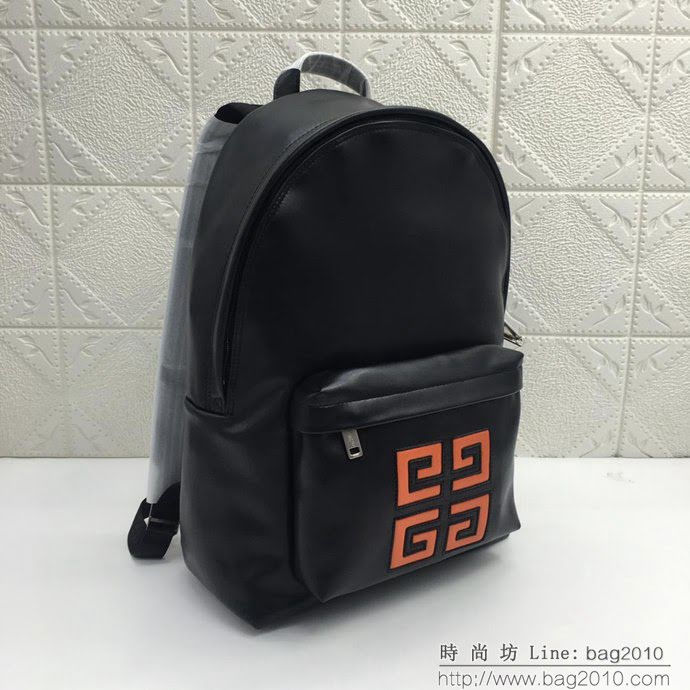 GlVENCHY紀梵希 雙肩背包 頭層牛皮 原版亞銀五金 肩帶帶手工logk 織帶＋兩顆小金屬五角星  tsg1048